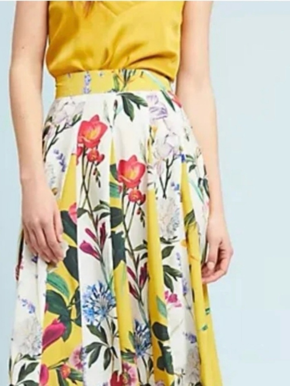 NWOT Anthropologie Aprile Floral Maxi Skirt // Size 14 - Picture 3 of 3